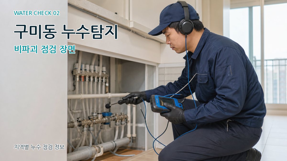 구미동 화장실누수 누수탐지 이미지