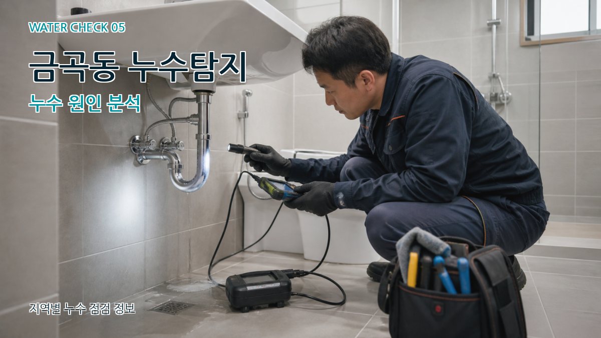 금곡동 누수탐지 누수 원인 분석