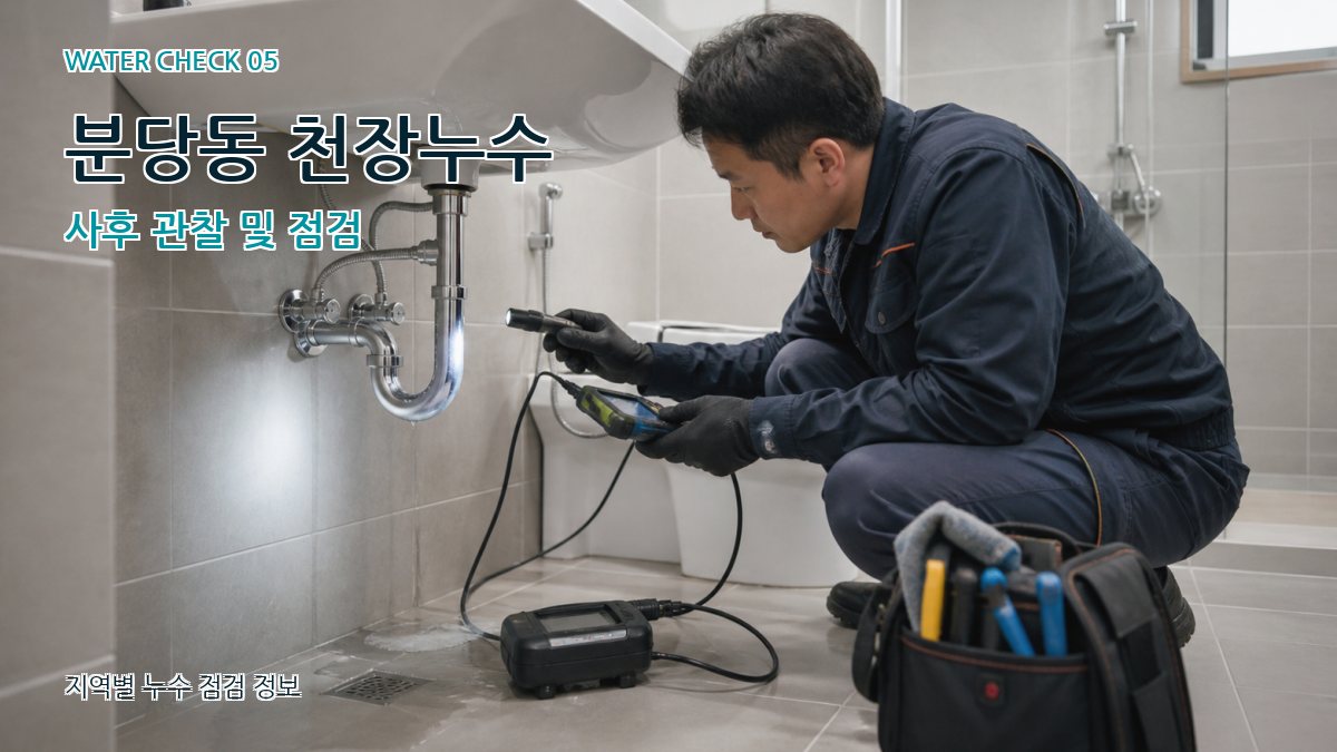 분당동 누수공사 누수탐지 이미지