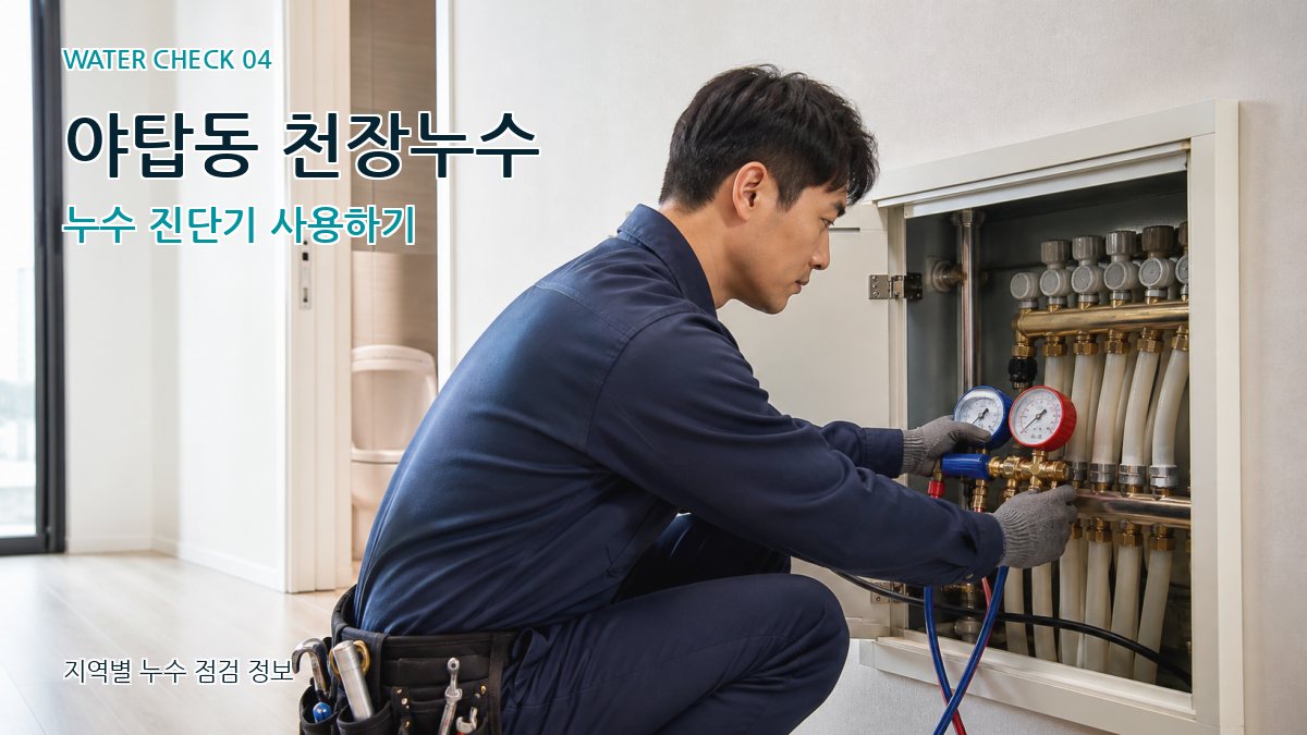 야탑동 누수탐지 누수탐지 이미지