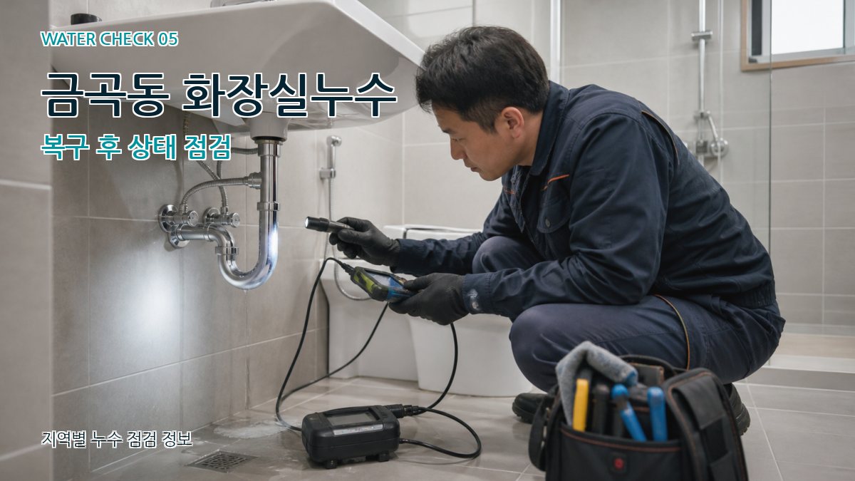 금곡동 누수공사 누수탐지 이미지