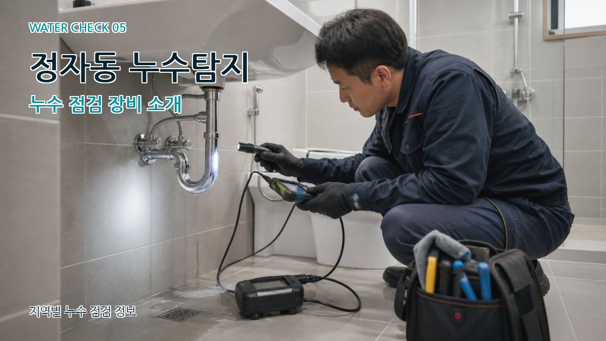 정자동 누수공사 누수탐지 이미지