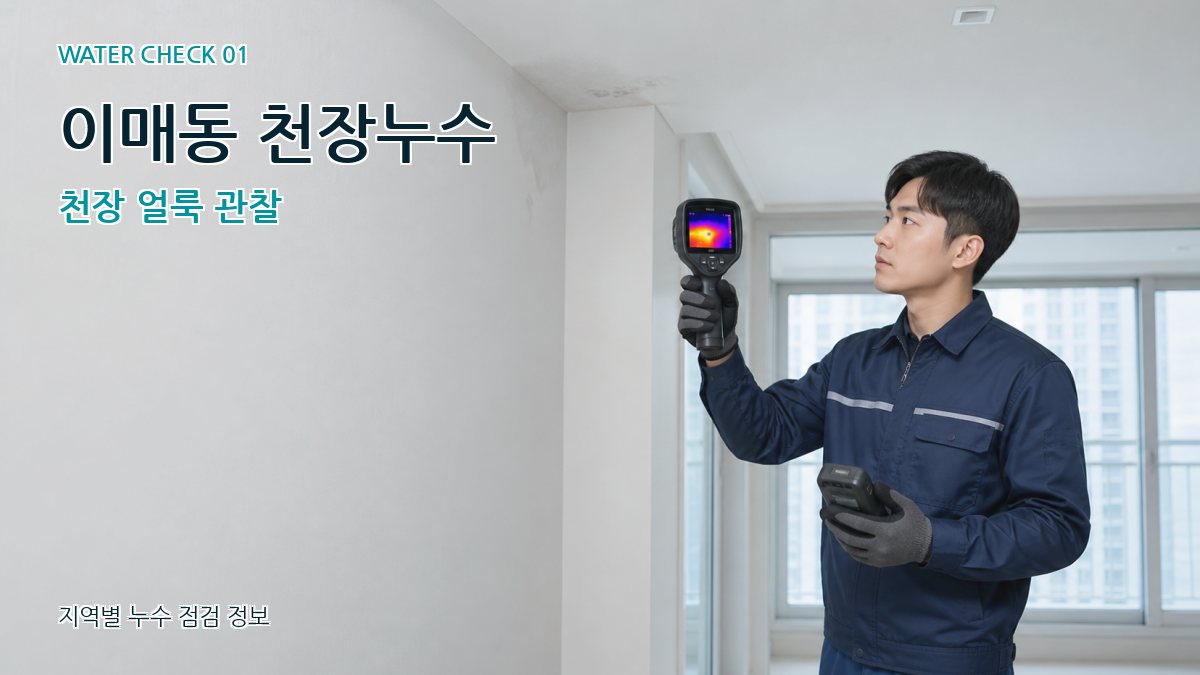 이매동 아파트누수 누수탐지 이미지