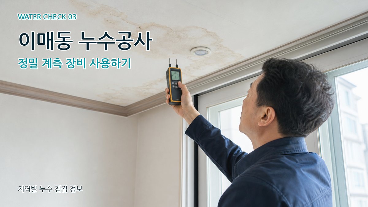 이매동 천장누수 누수탐지 이미지