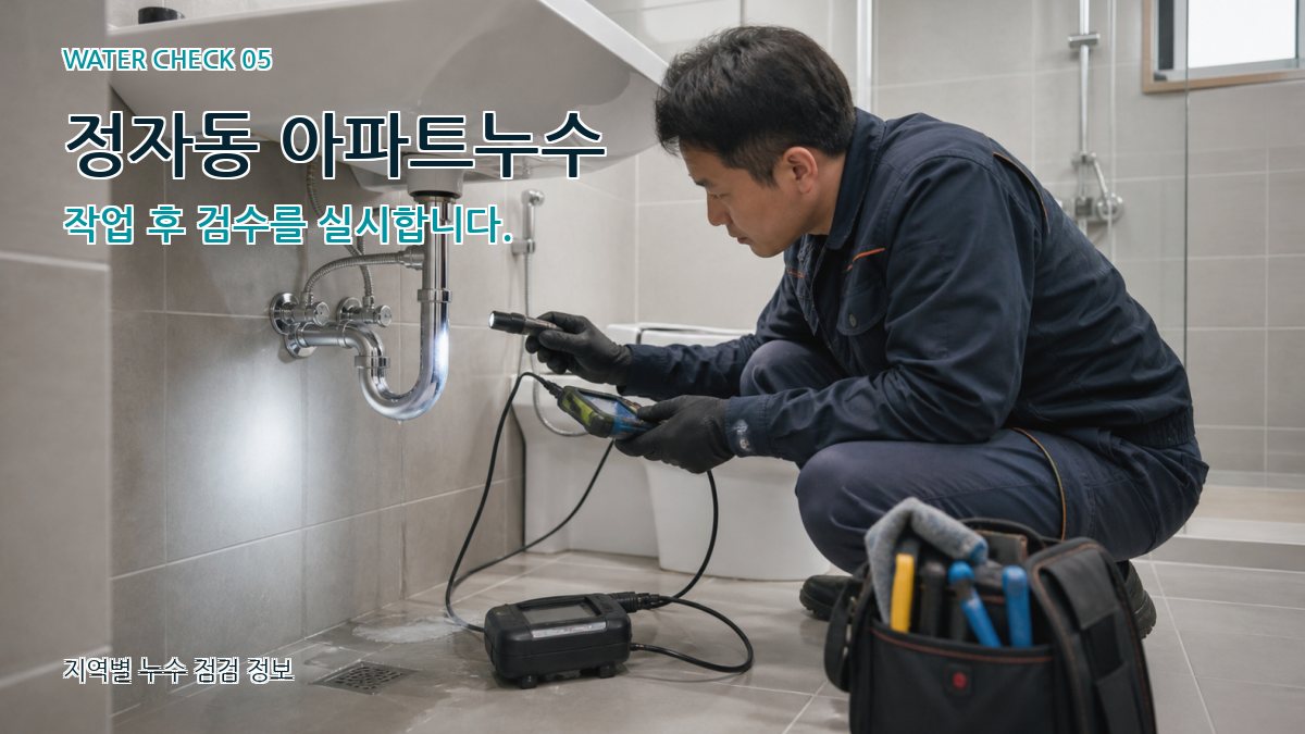 정자동 누수공사 누수탐지 이미지