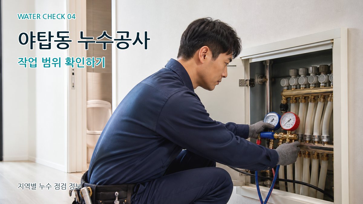 야탑동 누수탐지 누수탐지 이미지