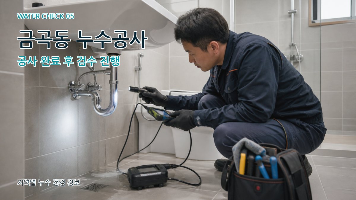 금곡동 누수공사 누수탐지 이미지