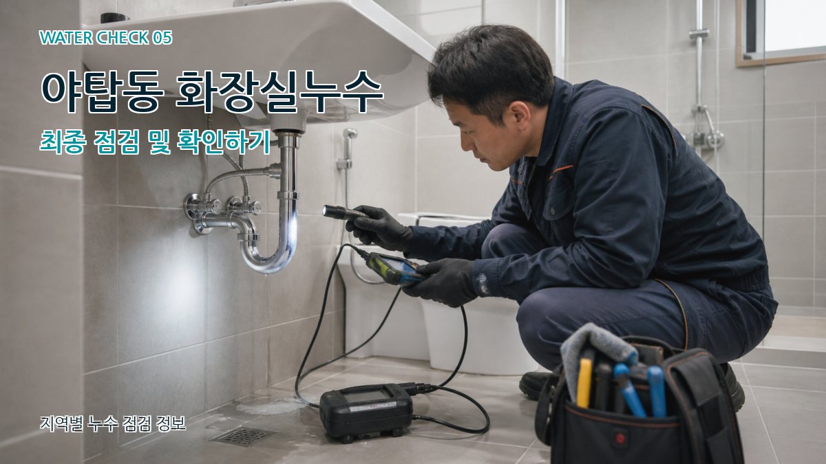 야탑동 누수공사 누수탐지 이미지