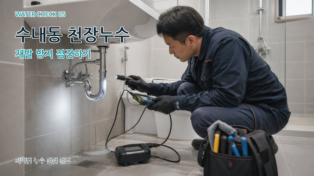 수내동 누수공사 누수탐지 이미지