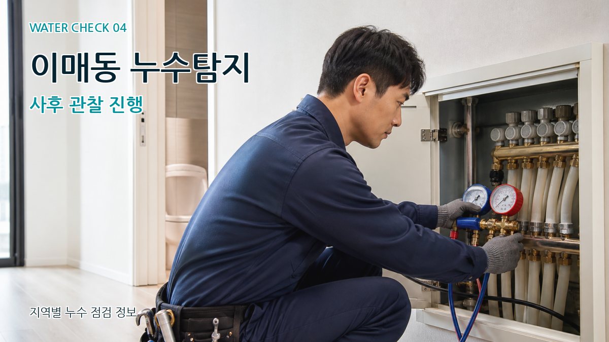 이매동 누수탐지 누수탐지 이미지