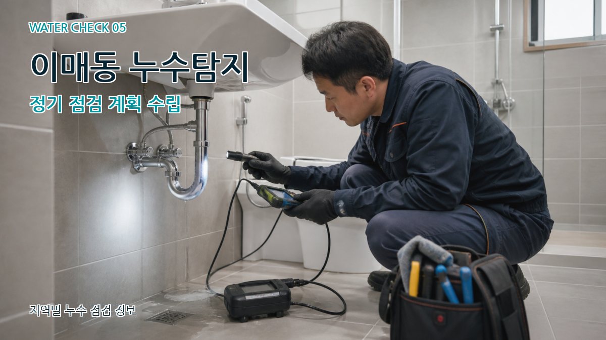 이매동 누수공사 누수탐지 이미지