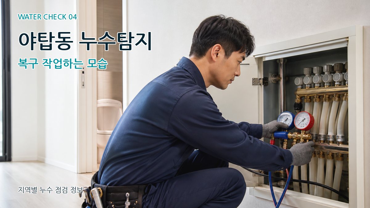 야탑동 누수탐지 누수탐지 이미지