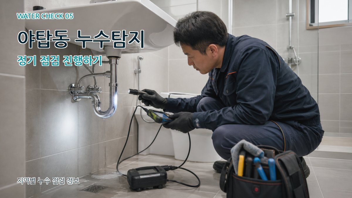 야탑동 누수공사 누수탐지 이미지