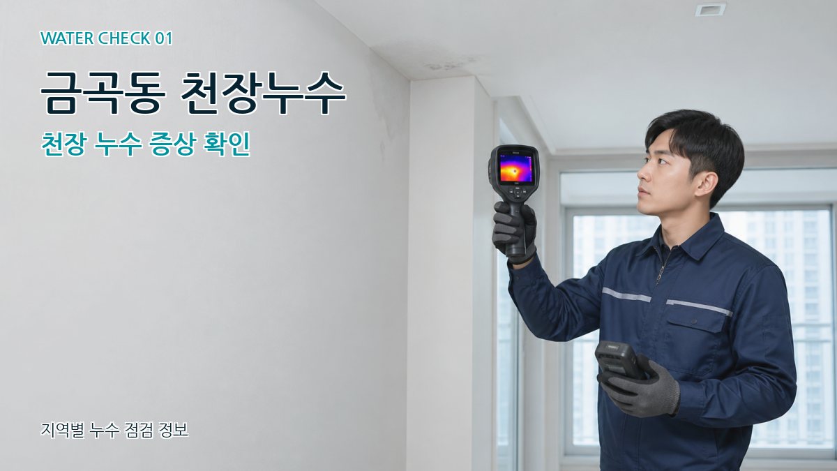 금곡동 천장누수 천장 누수 증상 확인