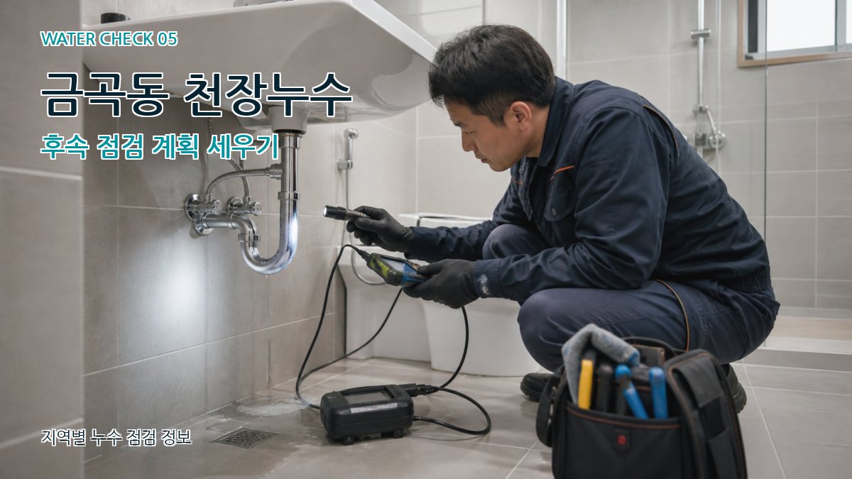 금곡동 천장누수 후속 점검 계획 세우기