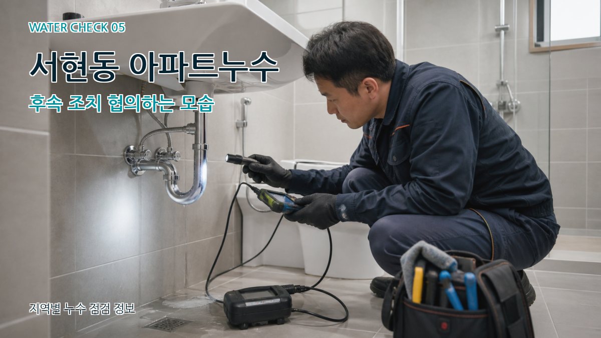 서현동 누수공사 누수탐지 이미지